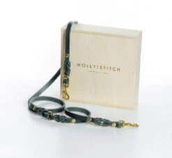 Laisse En Cuir Pour Chien Souple Réglable (3x) -Hariet & Rosie 2x adj gold grau min 5c049e27 629a 418f 8145 c438c740105b