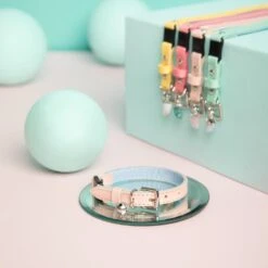 Collier Pour Chat Ice Cream (4 Couleurs) -Hariet & Rosie Candyfloss Pink Cheshire and Wain Collar Rachel Oates