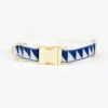 Collier Pour Chien Nice Grill Navy 1 Collier Pour Chien Nice Grill Navy -Hariet & Rosie Collar Brass NiceGrill NavyCoolgrayCream
