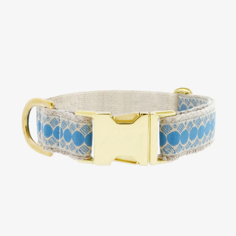 Collier Pour Chien You’re A Stud Cream & Lake Blue 3 Collier Pour Chien You’re A Stud Cream & Lake Blue