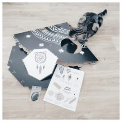 Tipi Pour Chat Design En Carton Recyclé (3 Couleurs) -Hariet & Rosie GetAttachmentThumbnail aad56498 74ac 454f 9ec5 6c90e880eb91