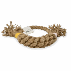 Corde Pour Chien En Chanvre Chestnut -Hariet & Rosie Lills Hanfspielzeug Chestnut L