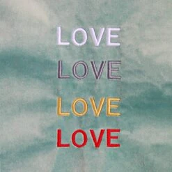 Coussin Pour Chien Personnalisé (rond) -Hariet & Rosie LoveBleuCiel 1799x1799 d748b64c 0b89 4980 a55e e3b736498a2b