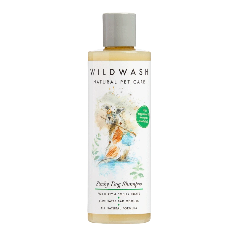 Shampoing Pour Chien Sale Et Malodorant- Menthe Et Citronelle Wildwash Pet 3 Shampoing Pour Chien Sale Et Malodorant- Menthe Et Citronelle Wildwash Pet