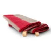 Couverture En Laine Recyclée Ansel Duepuntootto -Hariet & Rosie ansel red wool blanket