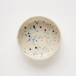 Bol Pour Chien Artisanal En Grès Dripping (4 Coloris) -Hariet & Rosie bebedero multicolor 2