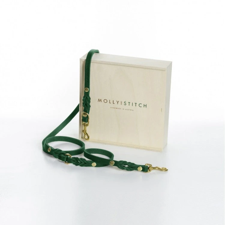 Laisse En Cuir Pour Chien Souple Réglable (2x) 3 Laisse En Cuir Pour Chien Souple Réglable (2x)