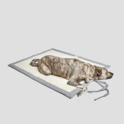 Tapis Pour Chien En Tweed Gris HOSTEL -Hariet & Rosie cloud7 dog mat hostel tweed gray dog 1