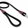 Laisse Pour Chien En Corde Morso -Hariet & Rosie corda nero gommino plum 500x375 1