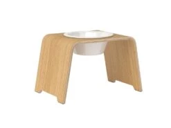 Bol Pour Chien Surélévé DogBar® Single -Hariet & Rosie dogBar SINGLE M large 240 Oak light Porcelain 1024x 13838ace e094 48ca 9e04 11bee22af7dc