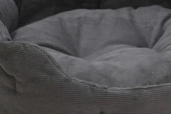 Panier Rond Chelsea Velours Côtelé -Hariet & Rosie hundekoerbchen chelsea graphit 4