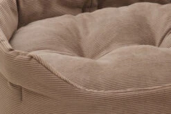 Panier Rond Chelsea Velours Côtelé -Hariet & Rosie hundekoerbchen chelsea toffee 4