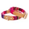 Collier Pour Chien Cuir Et Tissu Inca Pink -Hariet & Rosie inca pink dog collar hiro and wolf 1024x1024 9f4c489c dd7b 4936 b359 019ebae9f853