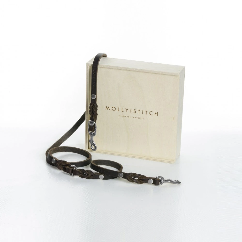 Laisse En Cuir Pour Chien Souple Réglable (2x) 6 Laisse En Cuir Pour Chien Souple Réglable (2x) – Image 4