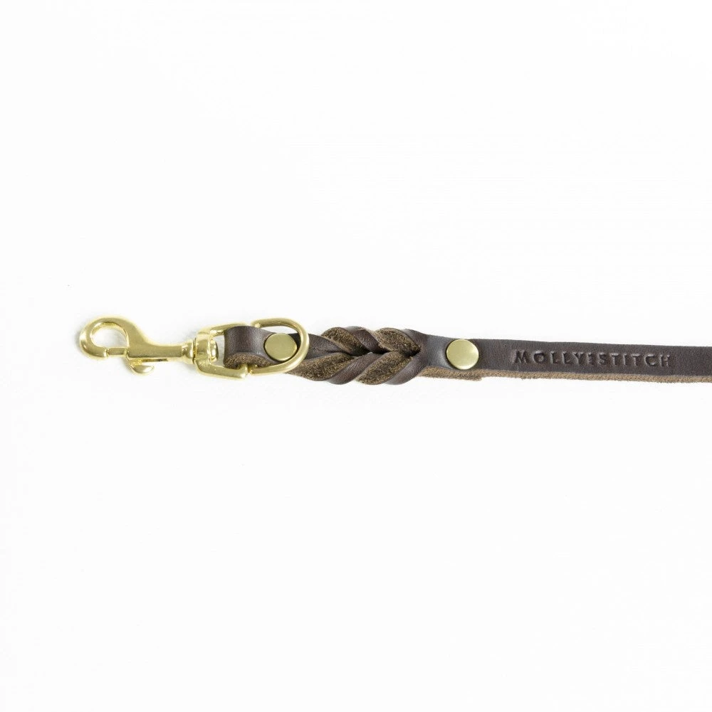 Laisse Pour Chien En Cuir Souple Simple (8 Couleurs) 10 Laisse Pour Chien En Cuir Souple Simple (8 Couleurs) – Image 8