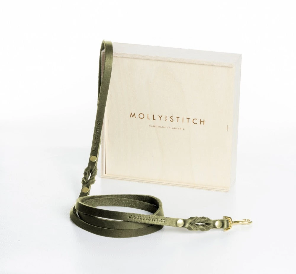 Laisse Pour Chien En Cuir Souple Simple (8 Couleurs) 11 Laisse Pour Chien En Cuir Souple Simple (8 Couleurs) – Image 9