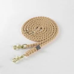 Laisse Pour Chien En Corde Réglable (11 Couleurs) 26 Laisse Pour Chien En Corde Réglable (11 Couleurs) -Hariet & Rosie maritime beige