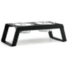 Double écuelle Surélevée Alu Design Pour Chien Desco -Hariet & Rosie mc c06 005 03 m eat desco powder coated black 630x580 1