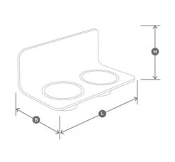 Bols Surélevés Pour Chien Arco -Hariet & Rosie miacara product sizes arco