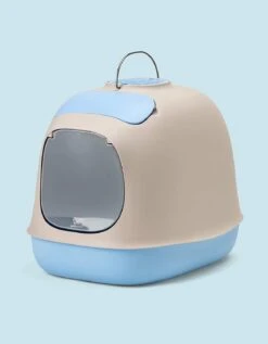 Bac à Litière Pour Chats Design MINÙ 19 Bac à Litière Pour Chats Design MINÙ -Hariet & Rosie minu bleue