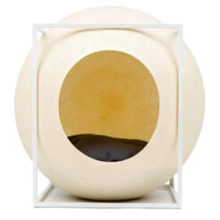 Le Cube Meyou 29 Le Cube Meyou -Hariet & Rosie web cat cube metal champagne meyou paris front