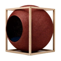 Le Cube Meyou 40 Le Cube Meyou -Hariet & Rosie web cat cube wood clay meyou paris side